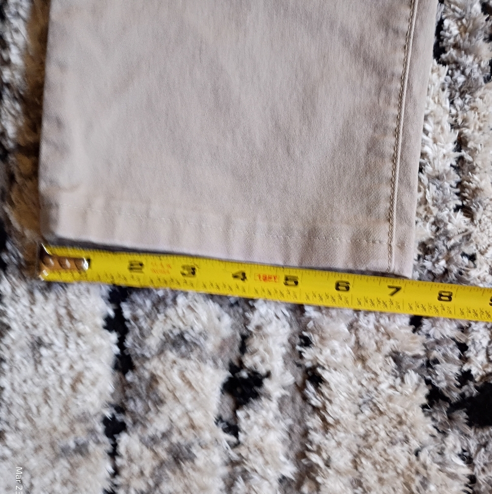 Lands' End Khaki Pants 36 Slim Fit Straight - Picture 5 of 7